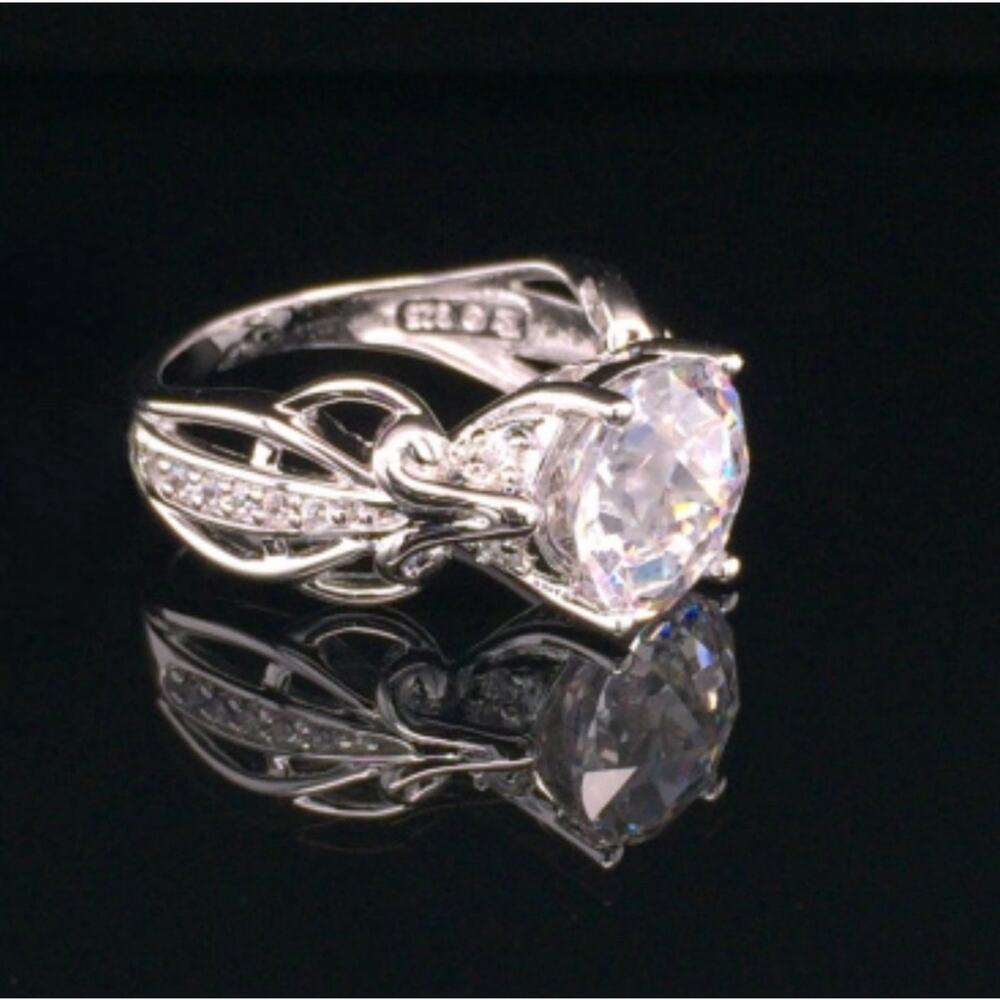 Remy Rotenier Eiffel Ring Rose Cut 925 Sterling Silver Size 10 NWT
